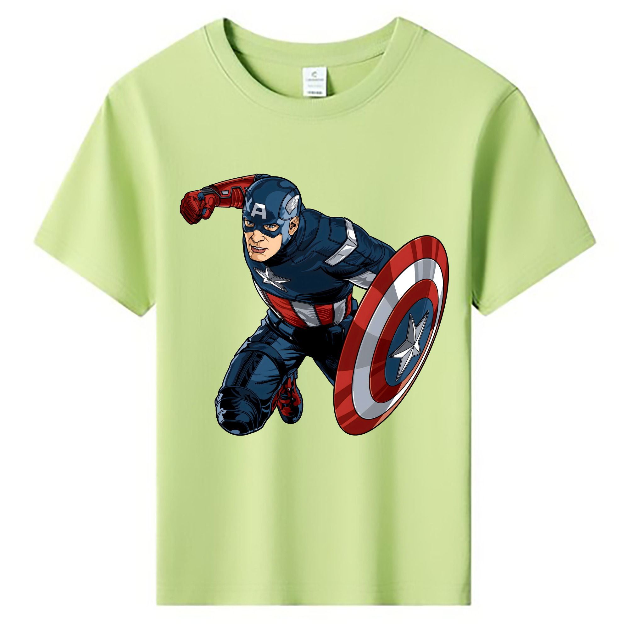 （画像用） アベンジャーズ The Avengers 綿100％キッズTシャツ（フロントプリント）